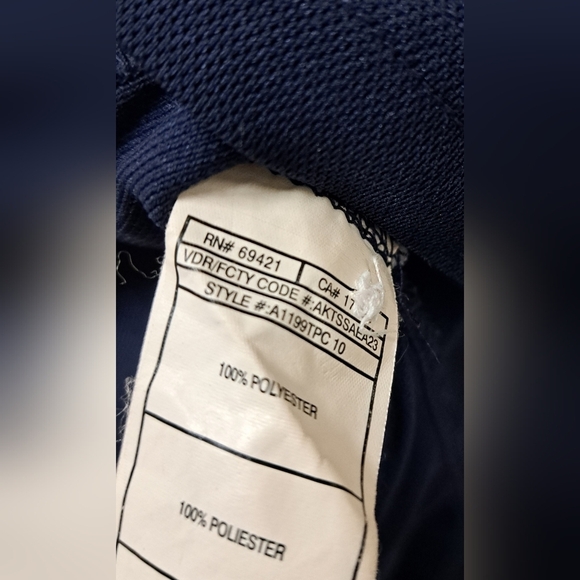 Reebok New England Patriots Men's Polo Shirt Y2K 2000s  Playdry NFL Football XL - Picture 9 of 9